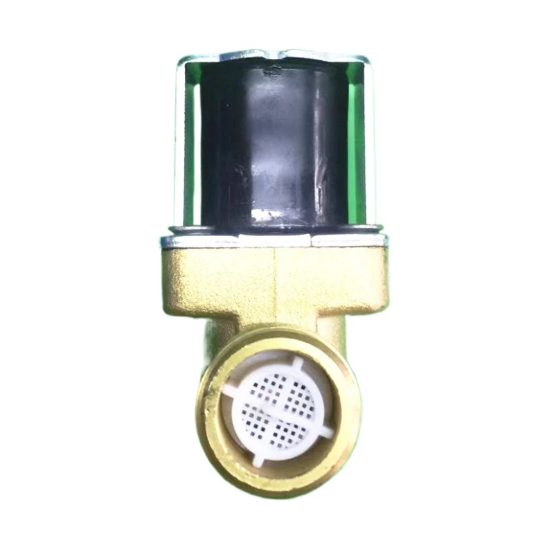 Solenoid Valve Brass Electric Four-quarter Parallel Double External Thread Body All Copper Normally Closed Inlet Solar Hot Water
