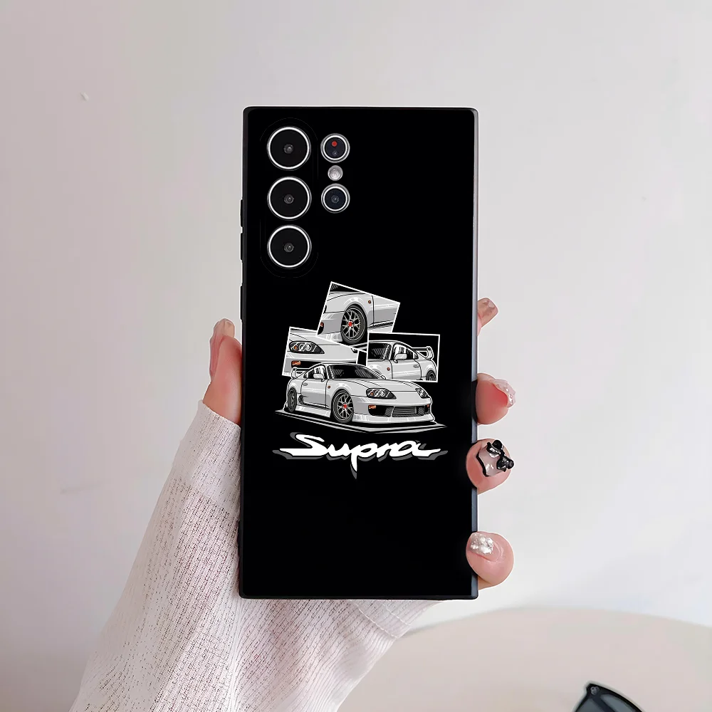Japanese S-Supra Car Frosted Non-Slip Full Cover Phone Case