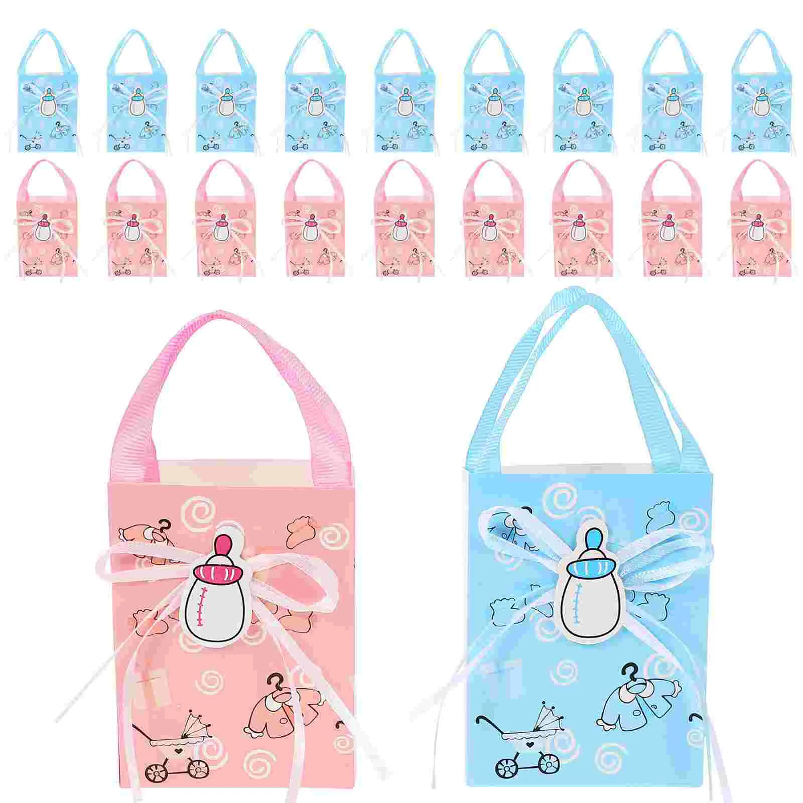 

24 Pcs Candy Box Packaging Paper Bags Bridesmaid Gift Case Container Sweets for Gifts