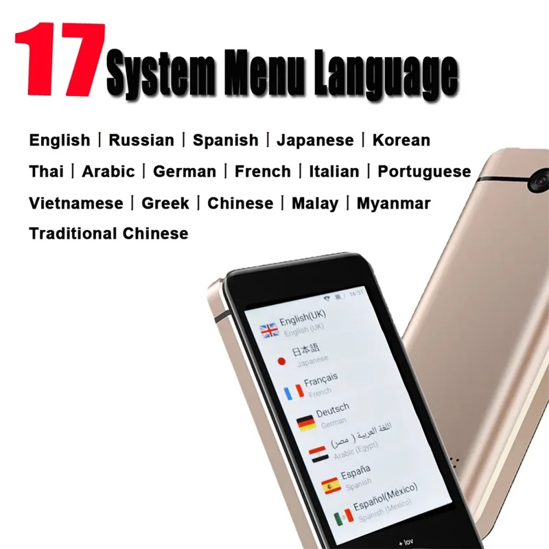 Language Translator M9 Translator Device 137 Languages Intelligent Translator Real-time Voice Recording Text Translate Machine Supports 16 Offline