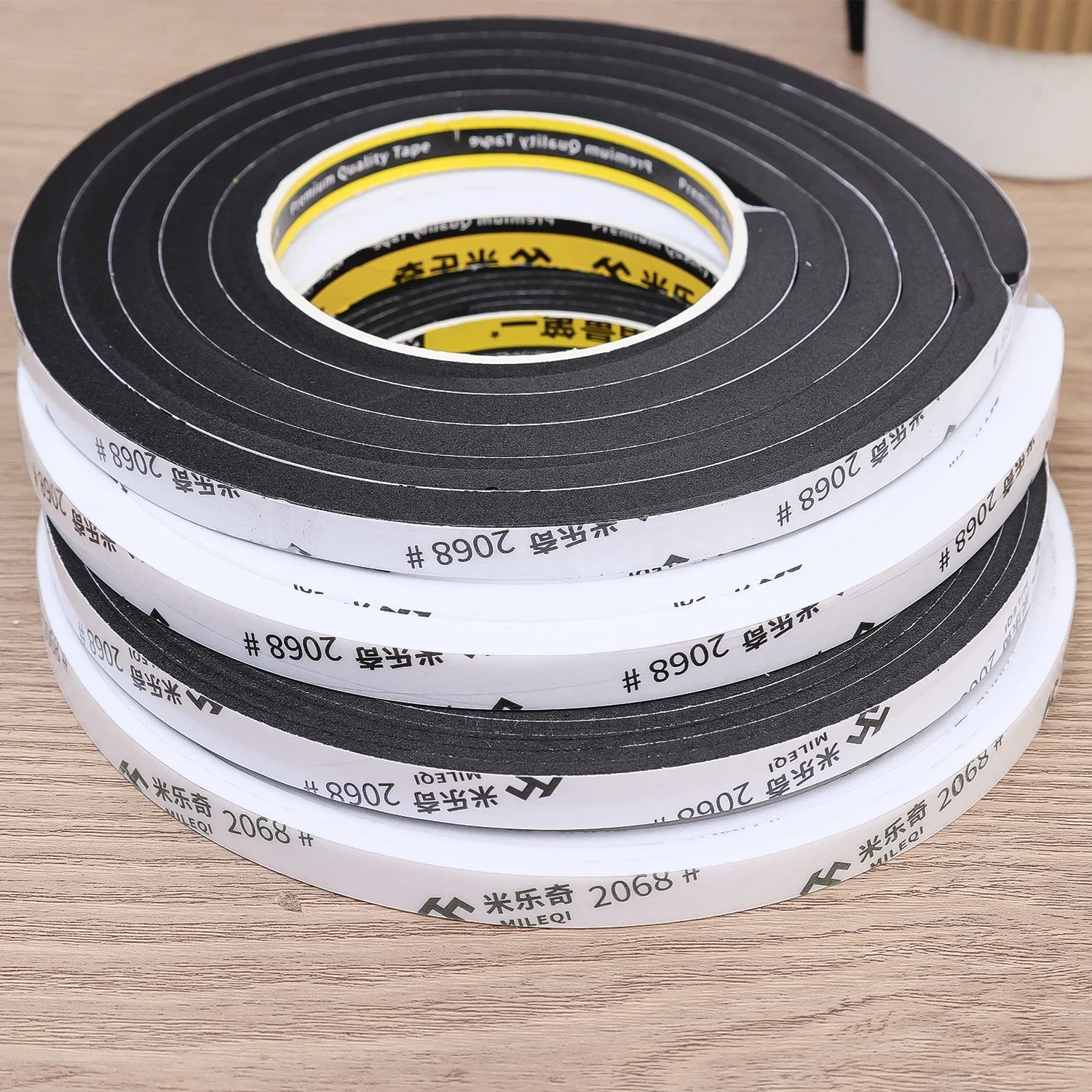 3/8mm Thickness Foam Tape Soundproofing Adhesive Weatherstrip Anti-Collision Seal Bumper Strips Door Window Sound Isolation door seal strip sealing strip tape waterproof tape window seal strip sealing tape sealing strip rubber seal strip rubber door weatherstripping door weatherstripping silicone seal strip