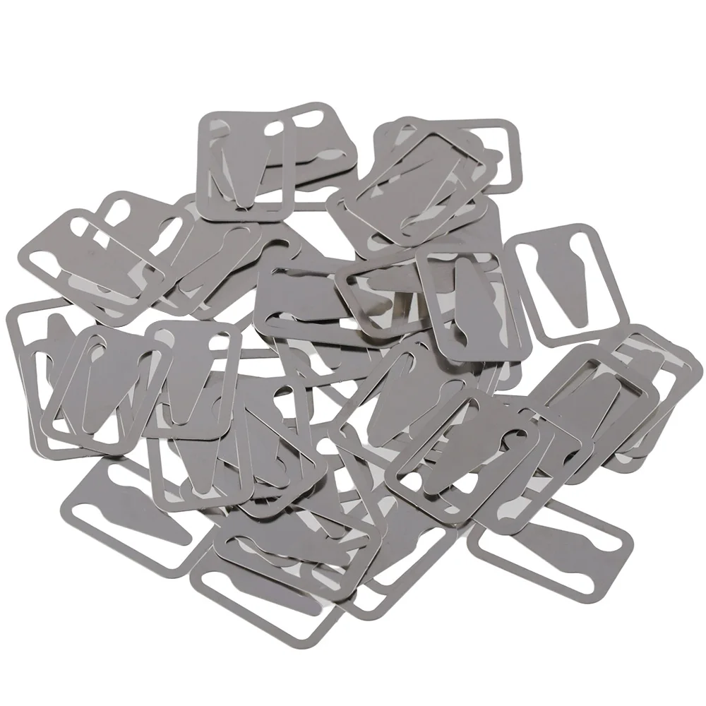 50 pz/scatola pennarelli per linee di libri scava fuori pennarelli per pagine di libri in metallo segnalibri per frecce portatili Clip per pennarelli per libri facile da usare e rimuovere - immagine 2