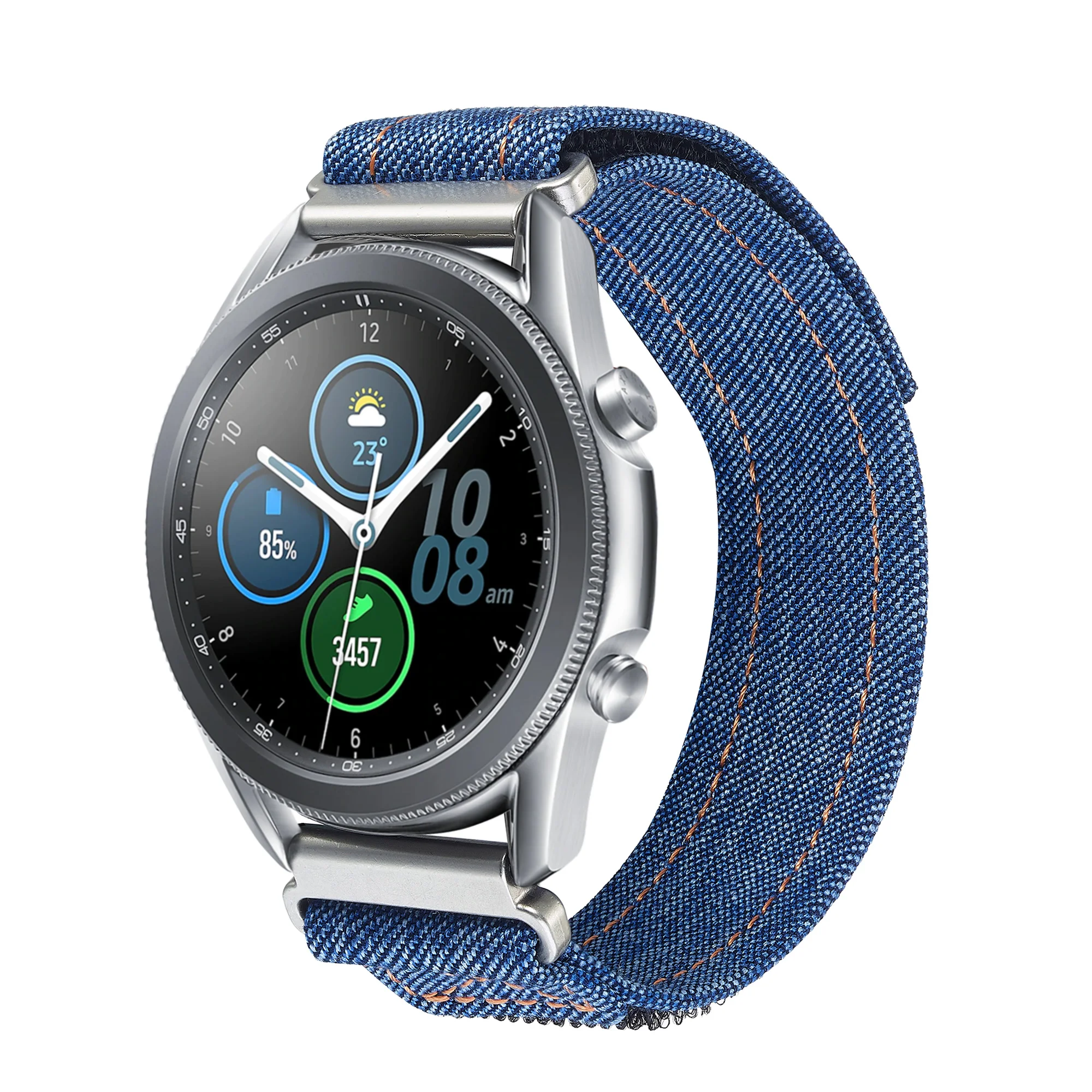 Denim Easy Fit Nylon Watch Strap - Versatile Sport Wristband