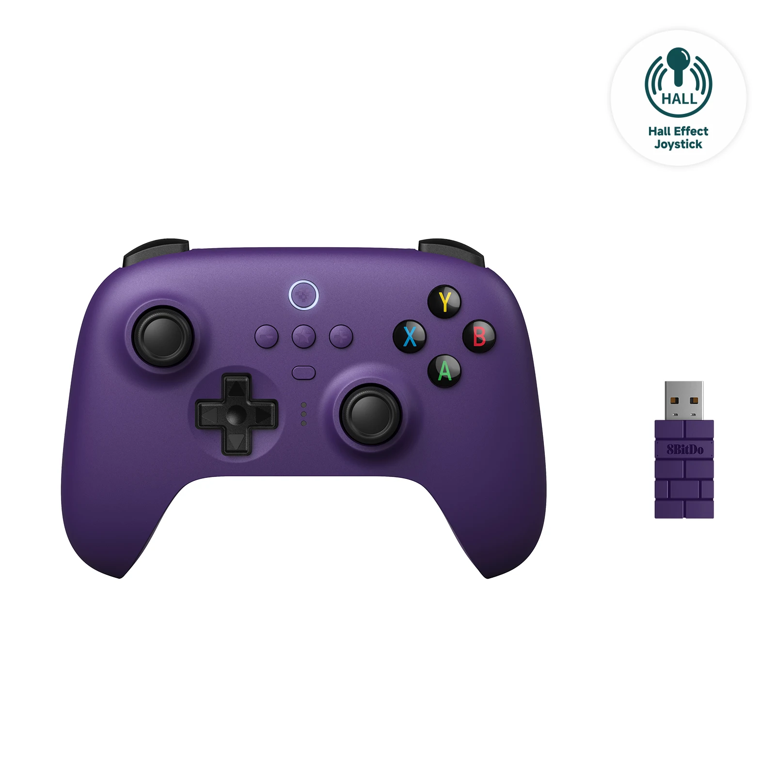 Efeito Joystick sem Fio Final 2.4g Controlador Joystick Doca de Carregamento para pc Janelas 10 11 Vapor Andróide Novo 8bitdo-hall - Image 5