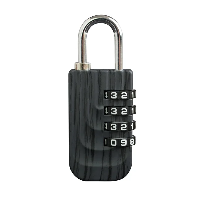 Combination Lock Resettable 4 Digit Padlock with Combination Waterproof and Heavy Duty Combination Padlock Outdoor for School 5