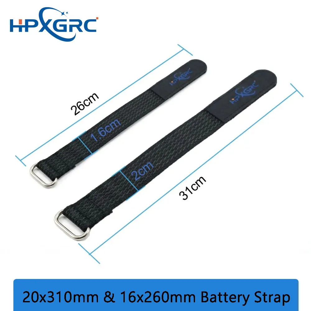Sangle batterie FPV HPXGRC 20x310mm & 16x260mm pour drone