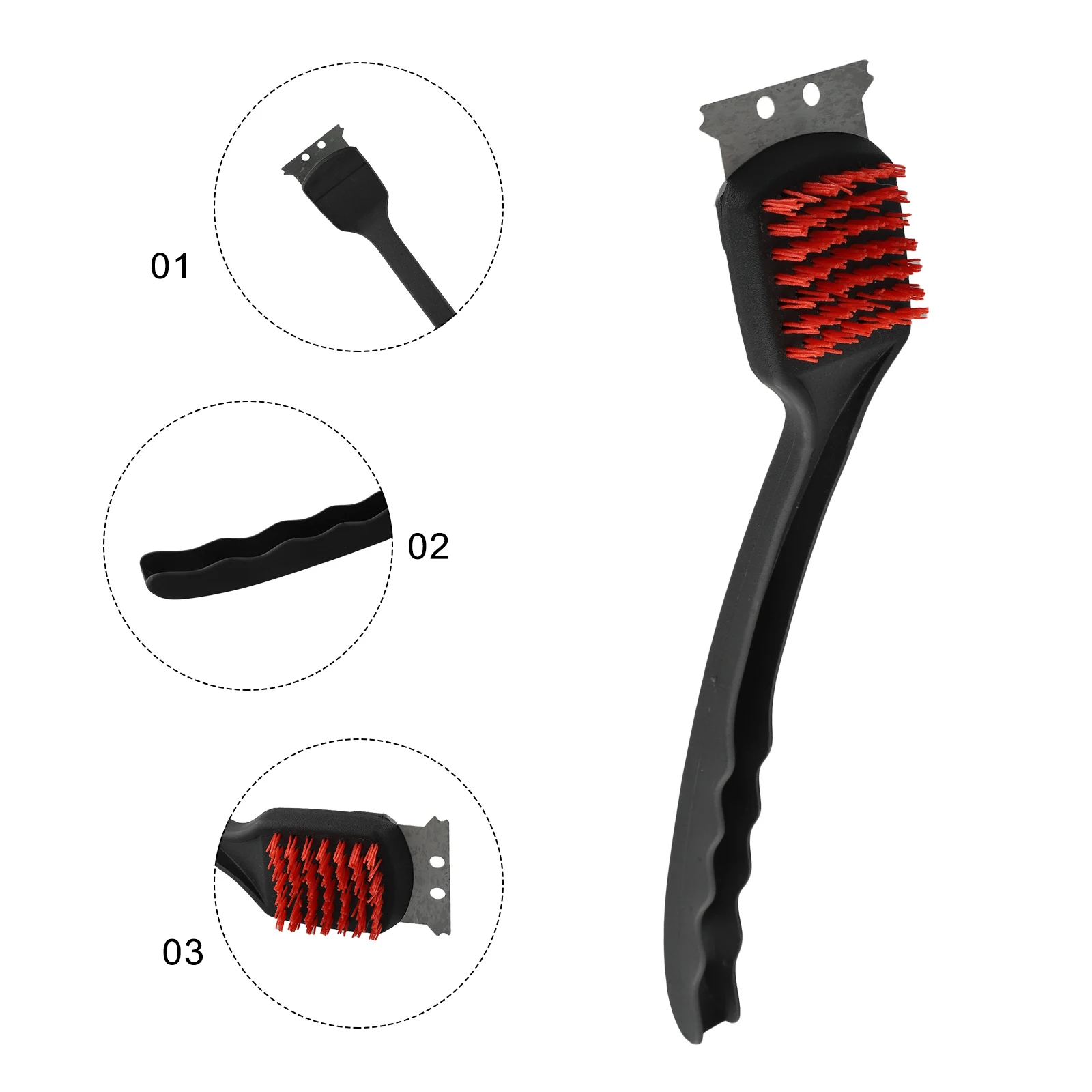 Barbecue Cleaning Brush Grill Brush Stainless-Steel Grates Scraper Tools  Bristle Free BBQ Replaceable Scraper Cleaning Head - AliExpress