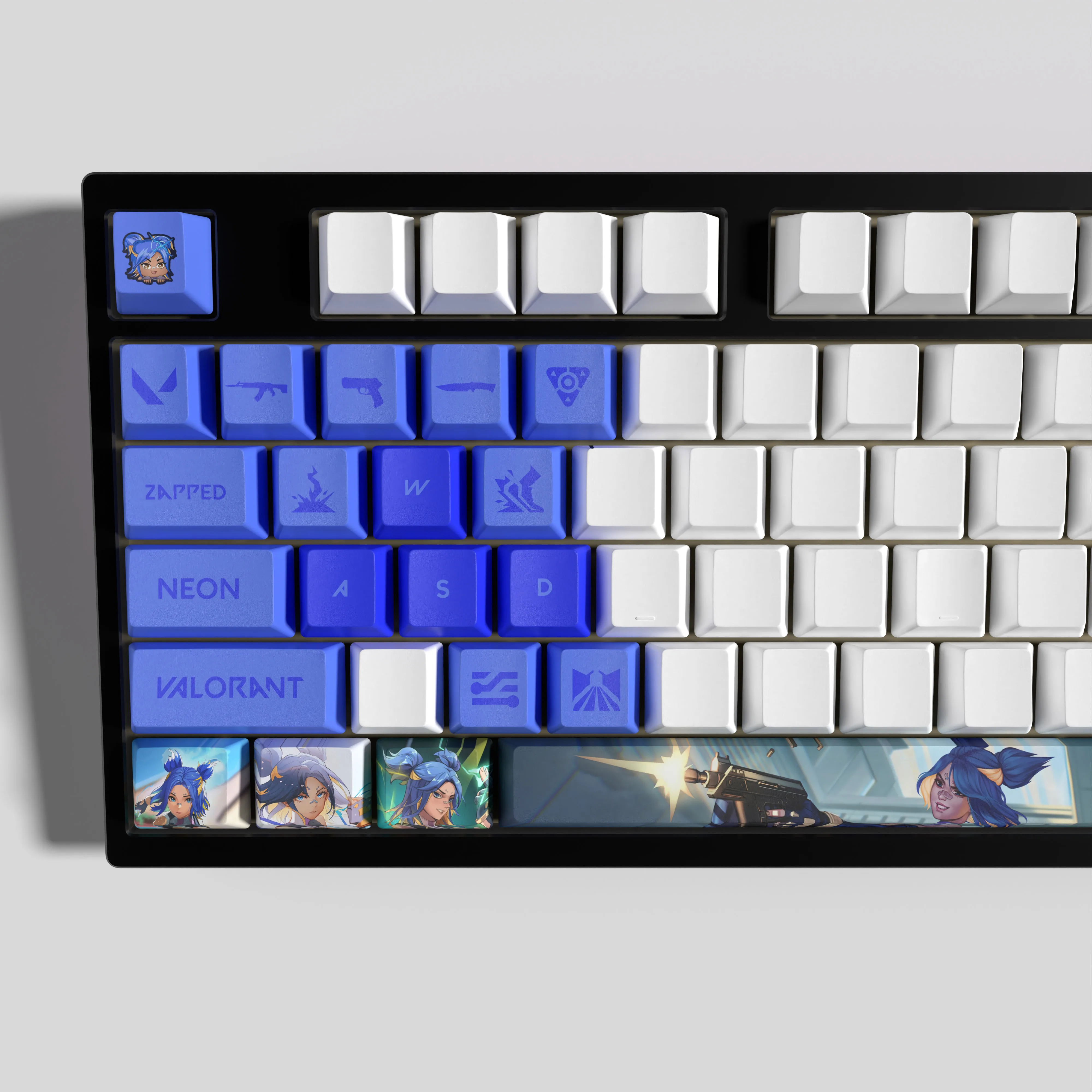 Vlaorant Keycaps Grupo 29 Chaves Mini Grupo Perfil Oem Pbt Dye Sub - Imagem 5