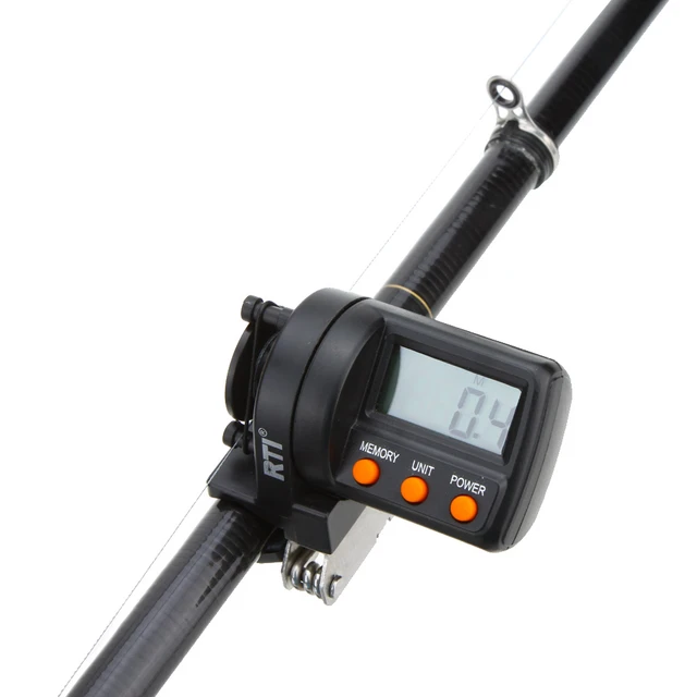 Newest Excellent Portable Fishing Line Length Counter Digital Fishing  Finder Line Length Depth Gauge Counter Fishing