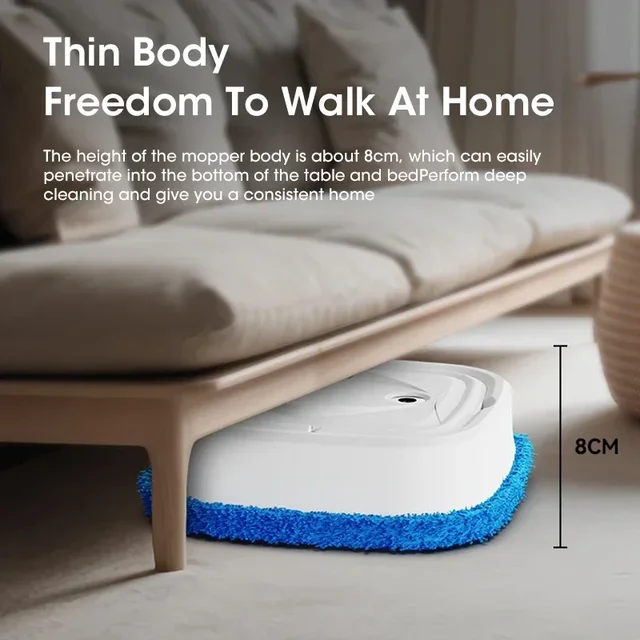Wireless Cleaner Intelligent Robot Vacuum Cleaner Rotary Sweeper Powerful Cleaning Humidification Spray Dry and Wet Cleaning 4