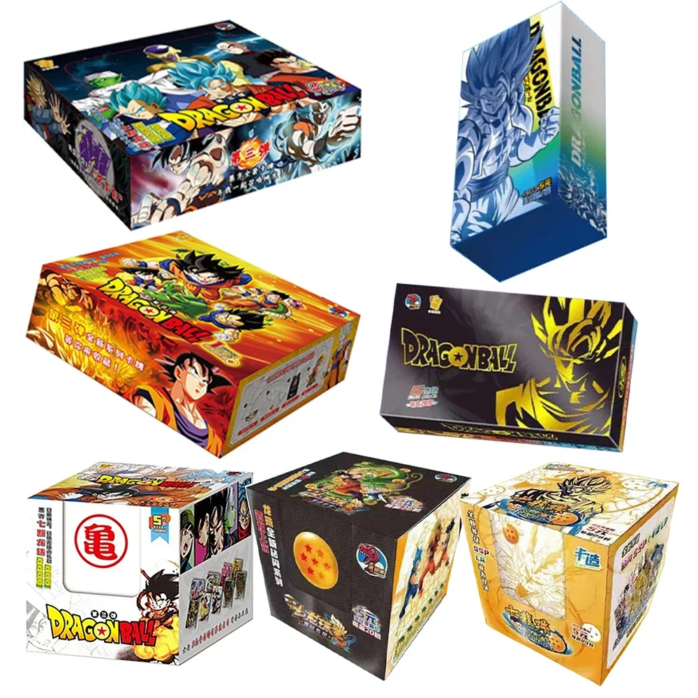 Dragon Ball Card Son Goku Rare Bronzing Sp Flash Card Ssr Gold Card Deluxe Collector Edition Anime Character Cards Regali Per Bambini