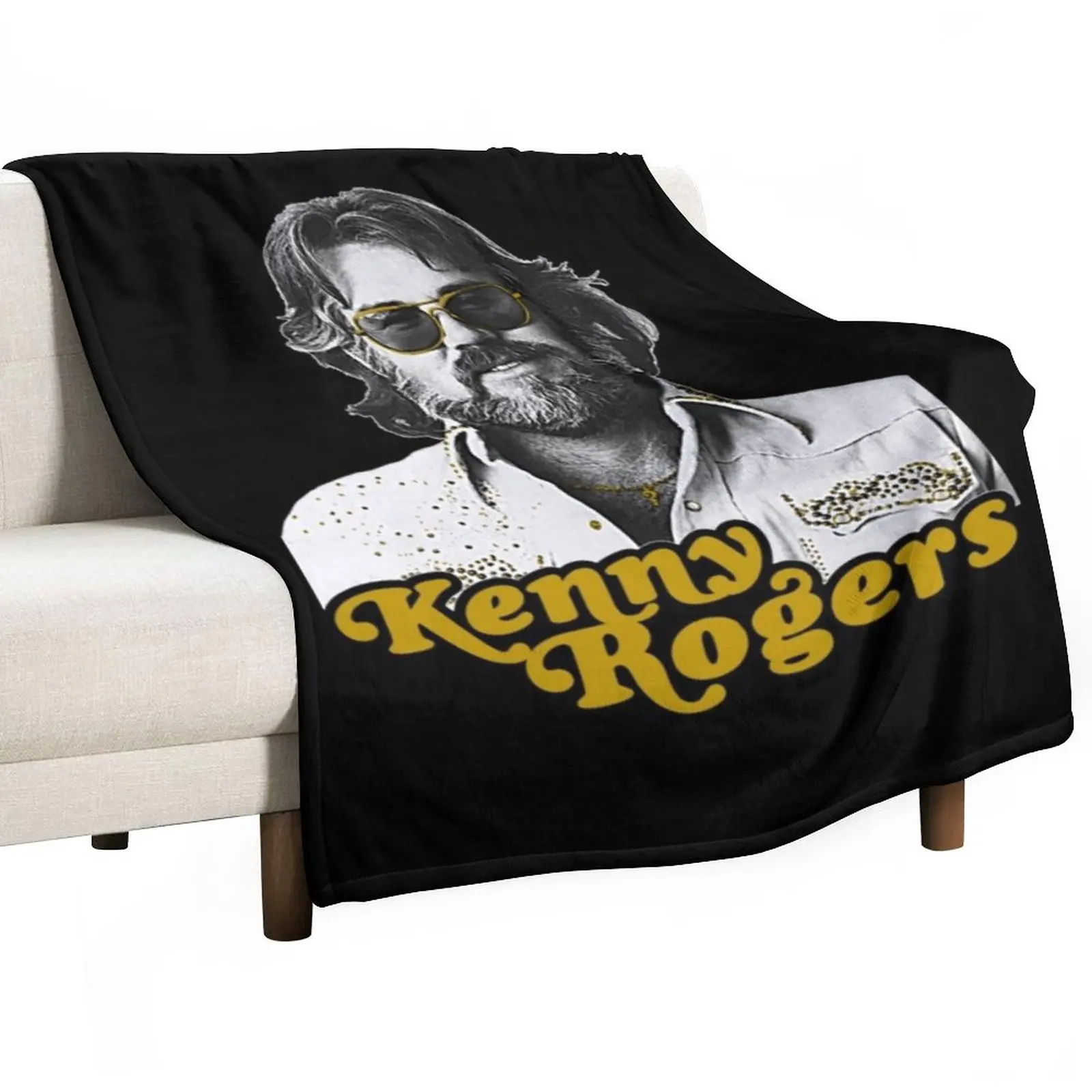 

Kenny Rogers Throw Blanket Bed covers Luxury Designer Blanket