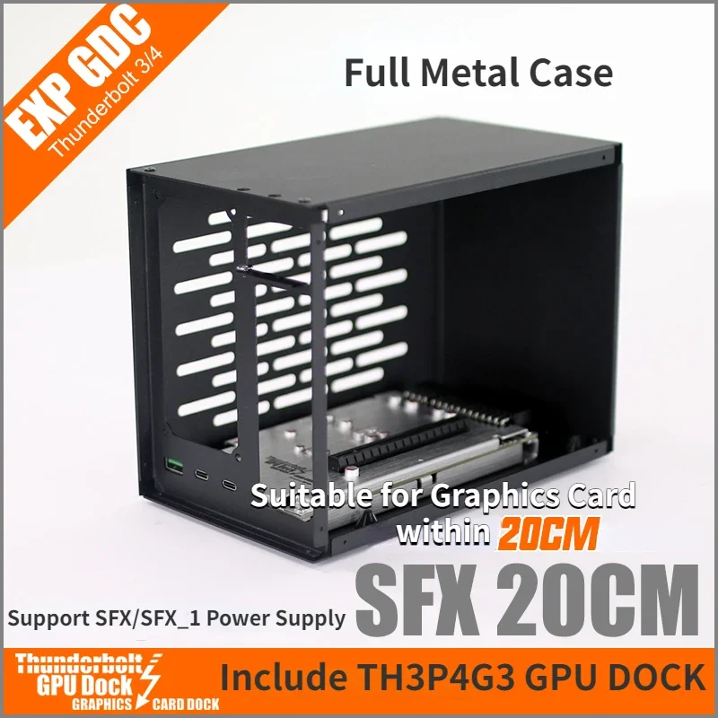 Th3p4g3 thunderboltノートブックgpuドック、ラップトップから