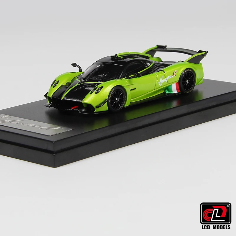 合金車モデルディスプレイ,液晶1:64スーパーカー,限定版,huayra r