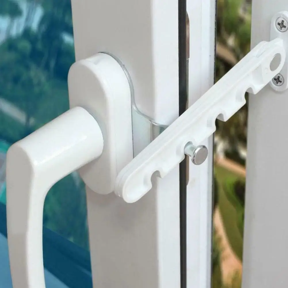 Adjustable Window Stopper Lock Limiter Latch Wind Brace Stay Position Casement Window Sash Blocking window stopper window lock