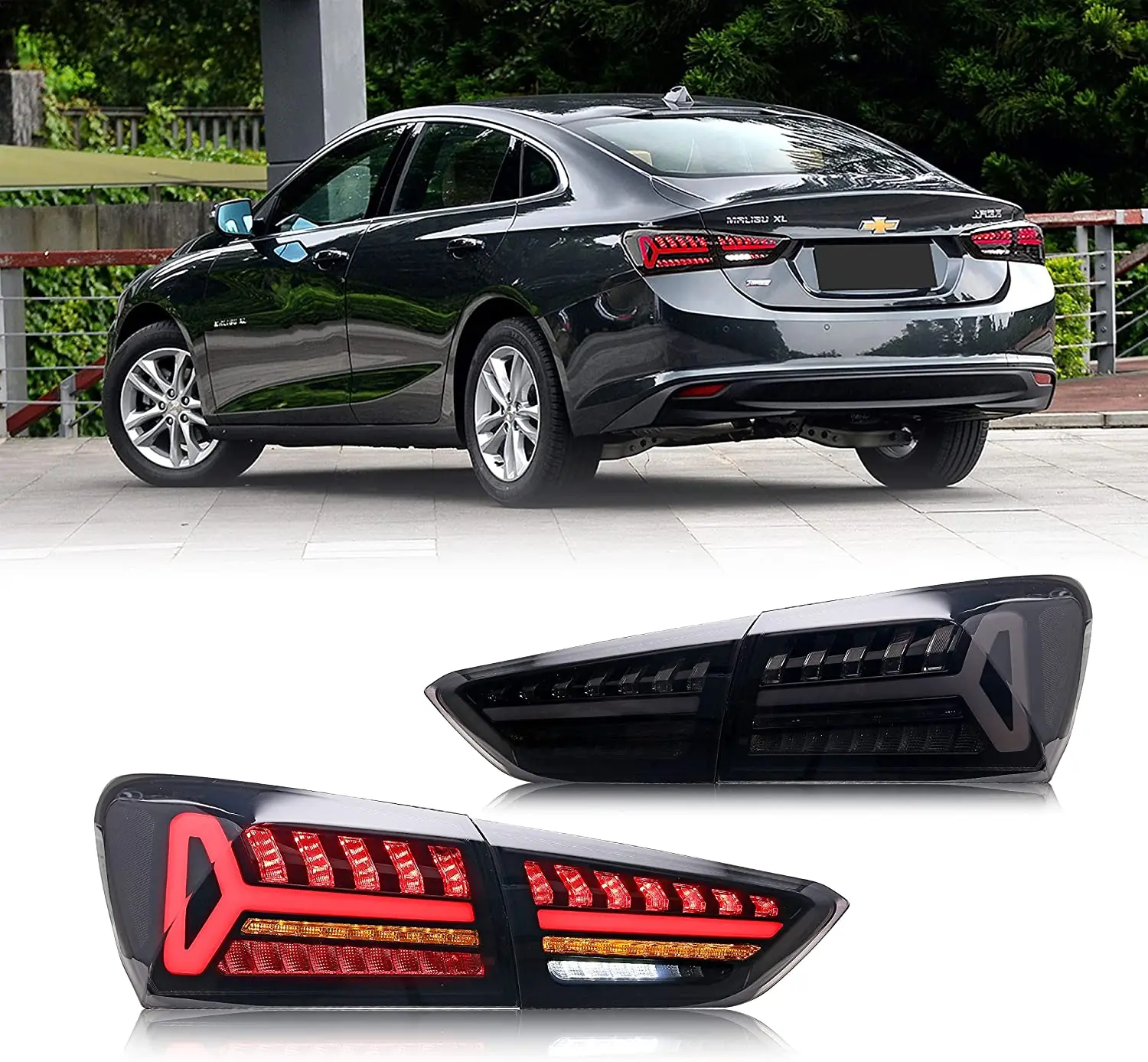 LED Tail Lights Compatible With Chevrolet Malibu XL 20162021