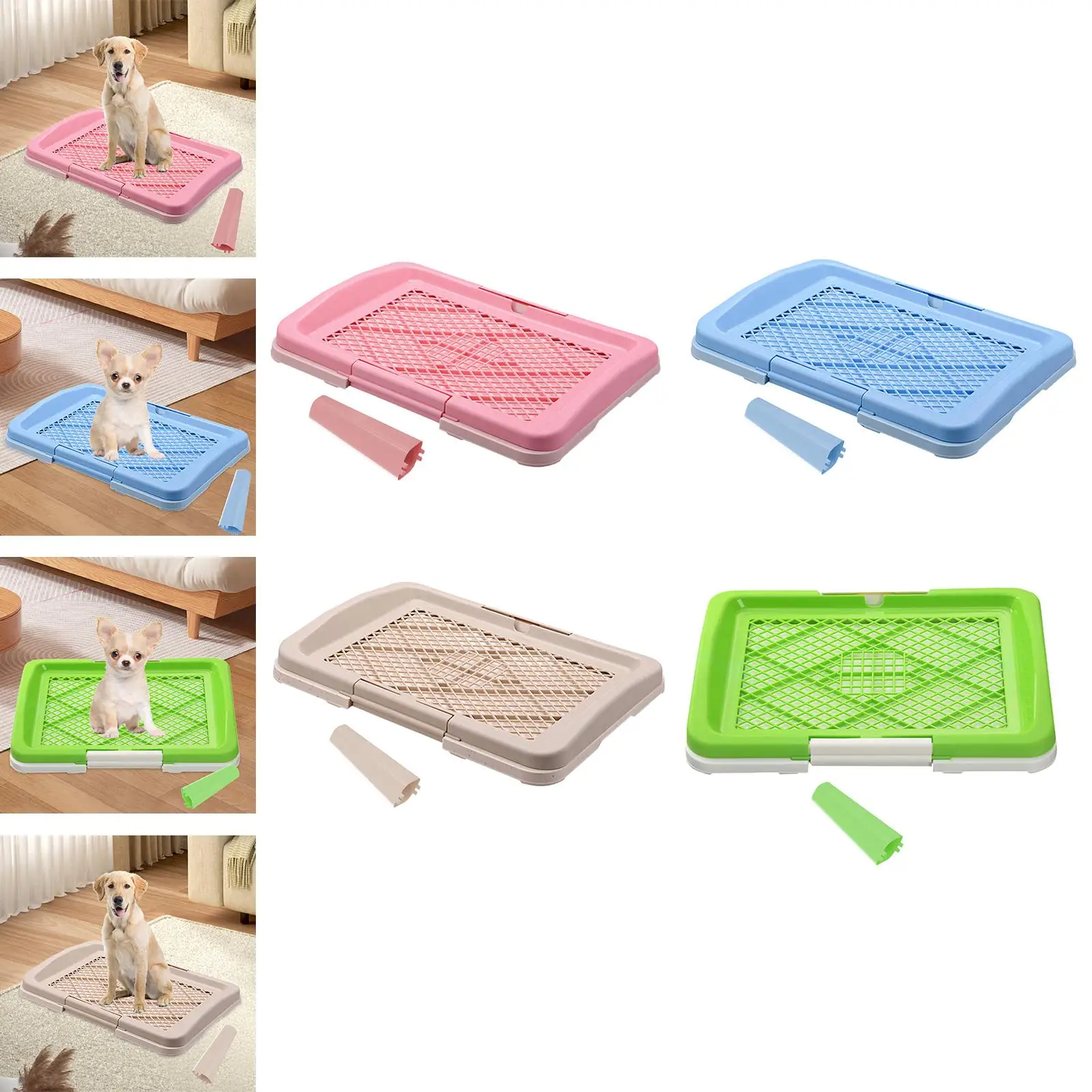 Dog Potty Tray Pet Training Toilet Tray for Other Animals Bunny Hamster