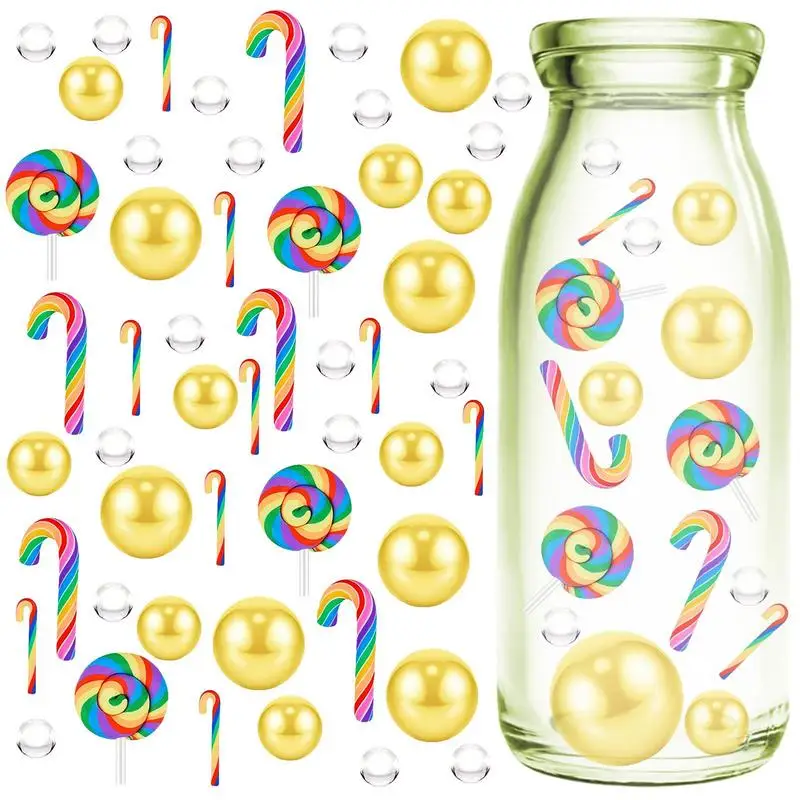 

Ваза с подвижными элементами | Декоративный центр для украшения жемчужин леденцов и конфет, нежный подарочный набор для любимых