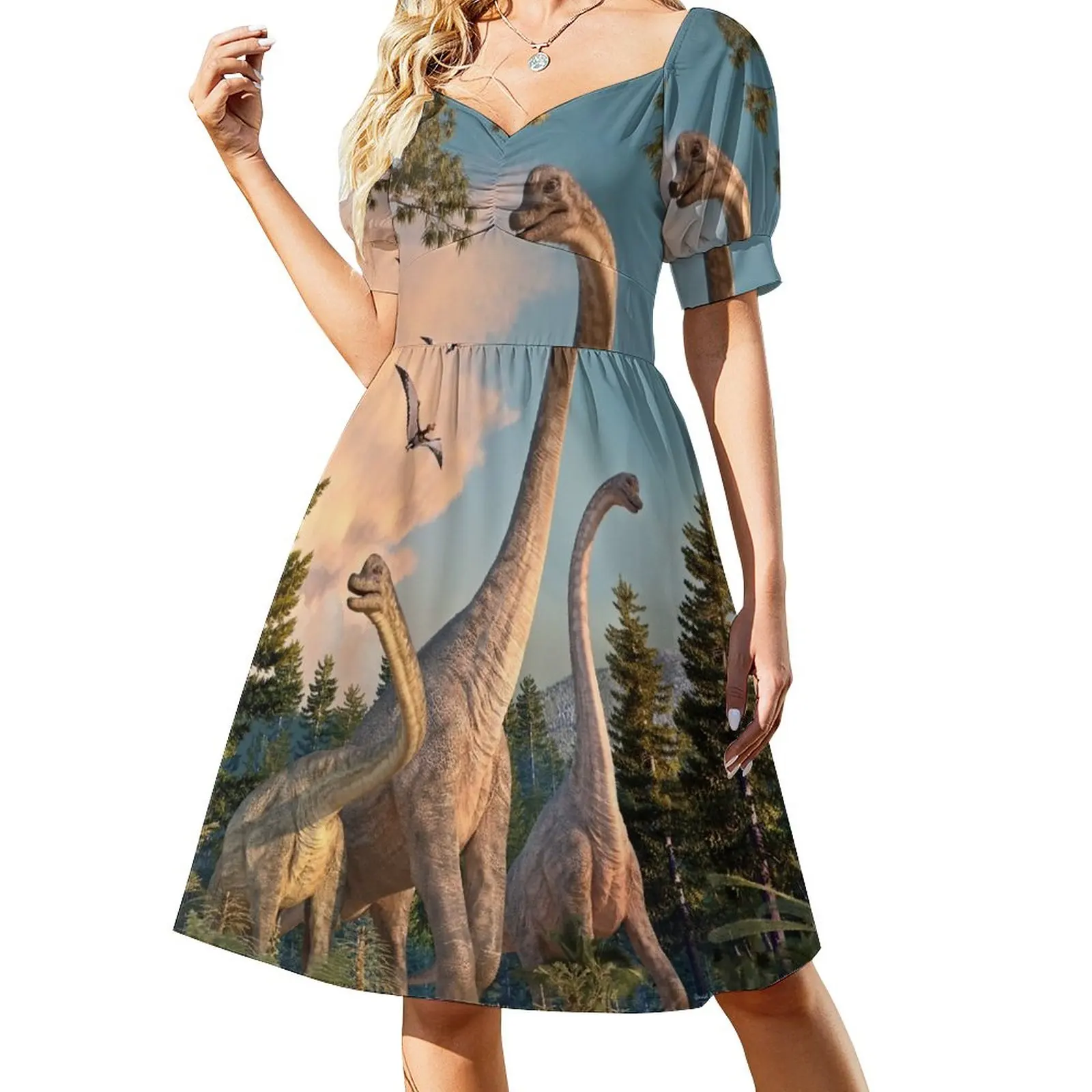 

Brachiosaurus Walk Dress loose women's dress dresses summer woman 2023 dresses for special events wedding guest dress 2023