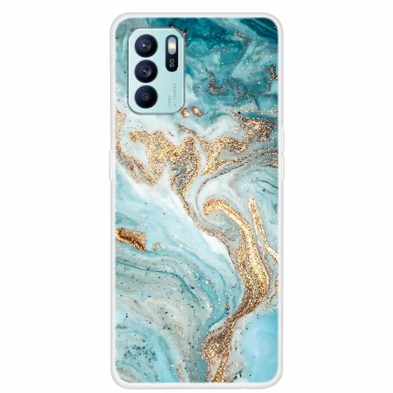 Elegant Clear Marble Soft TPU Silicone Cover