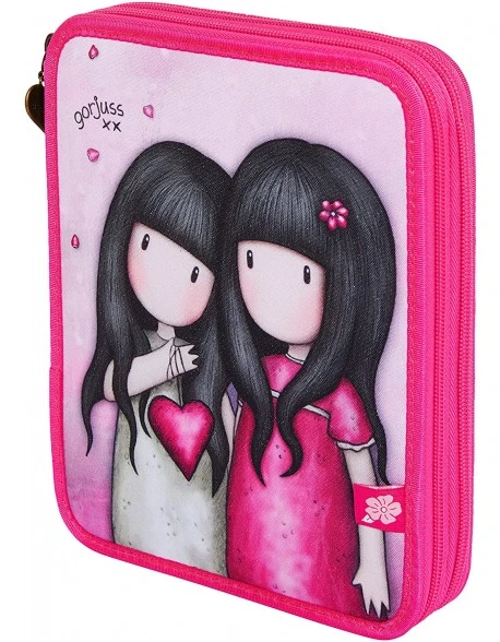 Santoro Gorjuss Sparkle & Bloom Plumier Doble 46 Pcs. You Can Have Mine Santoro Gorjuss Sparkle & Bloom Oficial estuche escolar doble con 46 útiles incluidosMedidas: 18,1x23,2x4 cm| - AliExpress