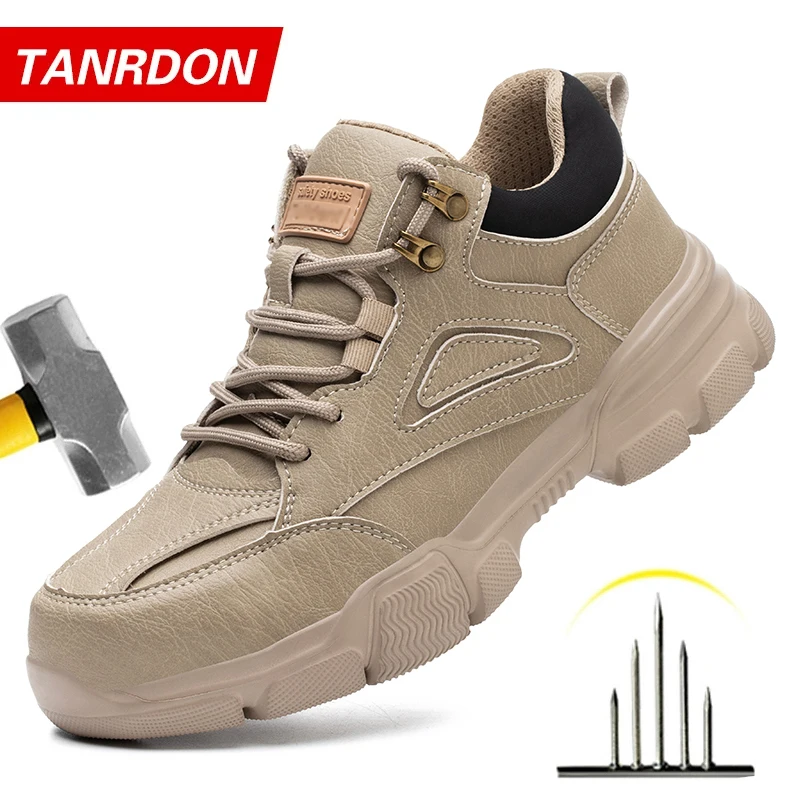 Safety-Shoes-Men-Steel-Toe-Work-Shoes-Anti-smash-Anti-puncture ...