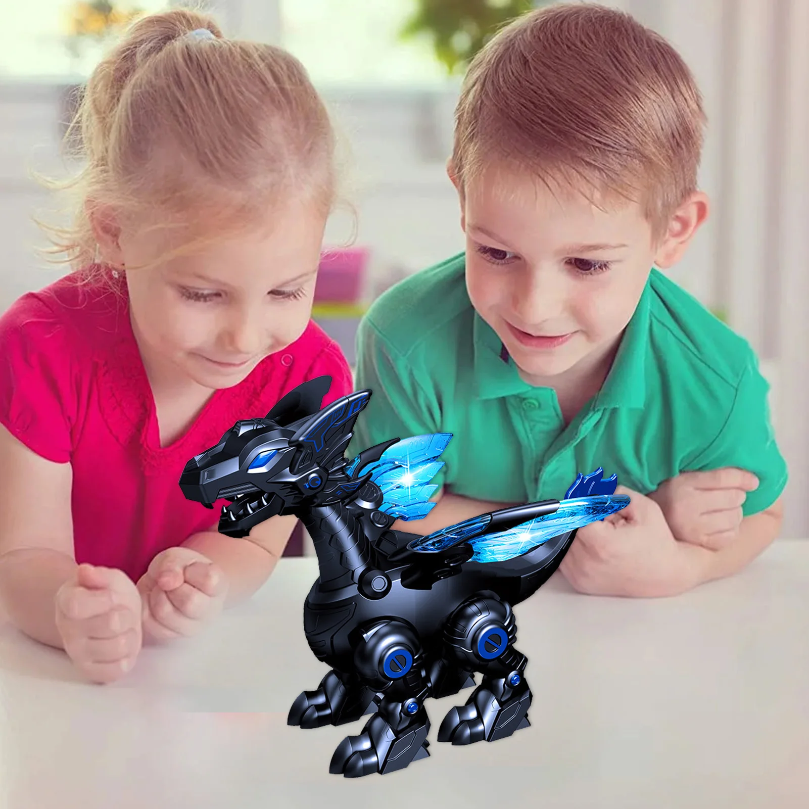 Dinosaur Sprays Toy Electronic Walking Dinosaur Electric Dragon Toy With Water Mist Sprays Roaring Sound Toy For Boys Kids 4