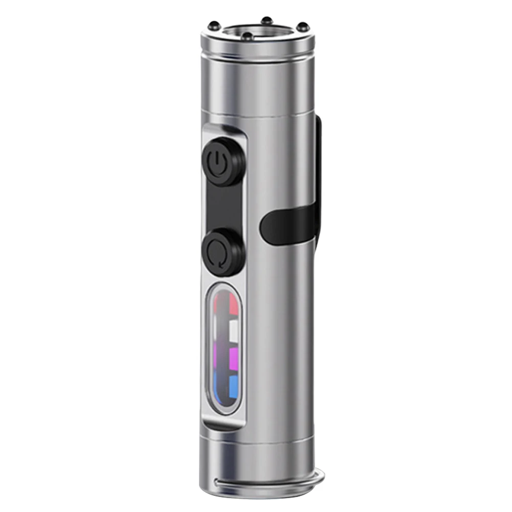 Rechargeable LED Tactical Torch Waterproof Mini Pocket Torch with 3 Modes LED Tactical Flashlight for Camping Outdoor and Hiking