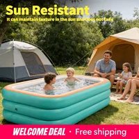 La piscine gonflable familiale est durable et épaisse, idéale pour les grandes piscines, les fêtes dans la cour et sur la pelouse. 3