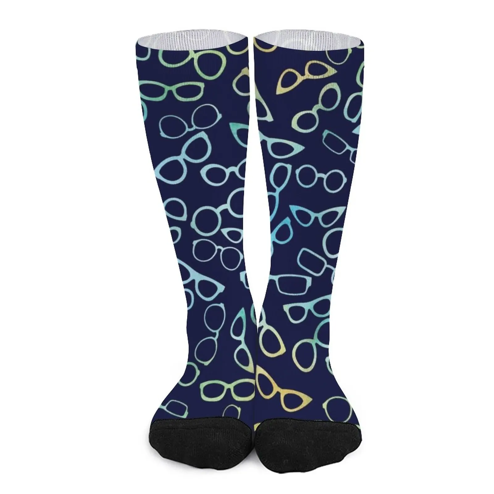 Eyeglasses Pattern Socks Men's winter thermal socks winter socks socks aesthetic Men's soccer sock