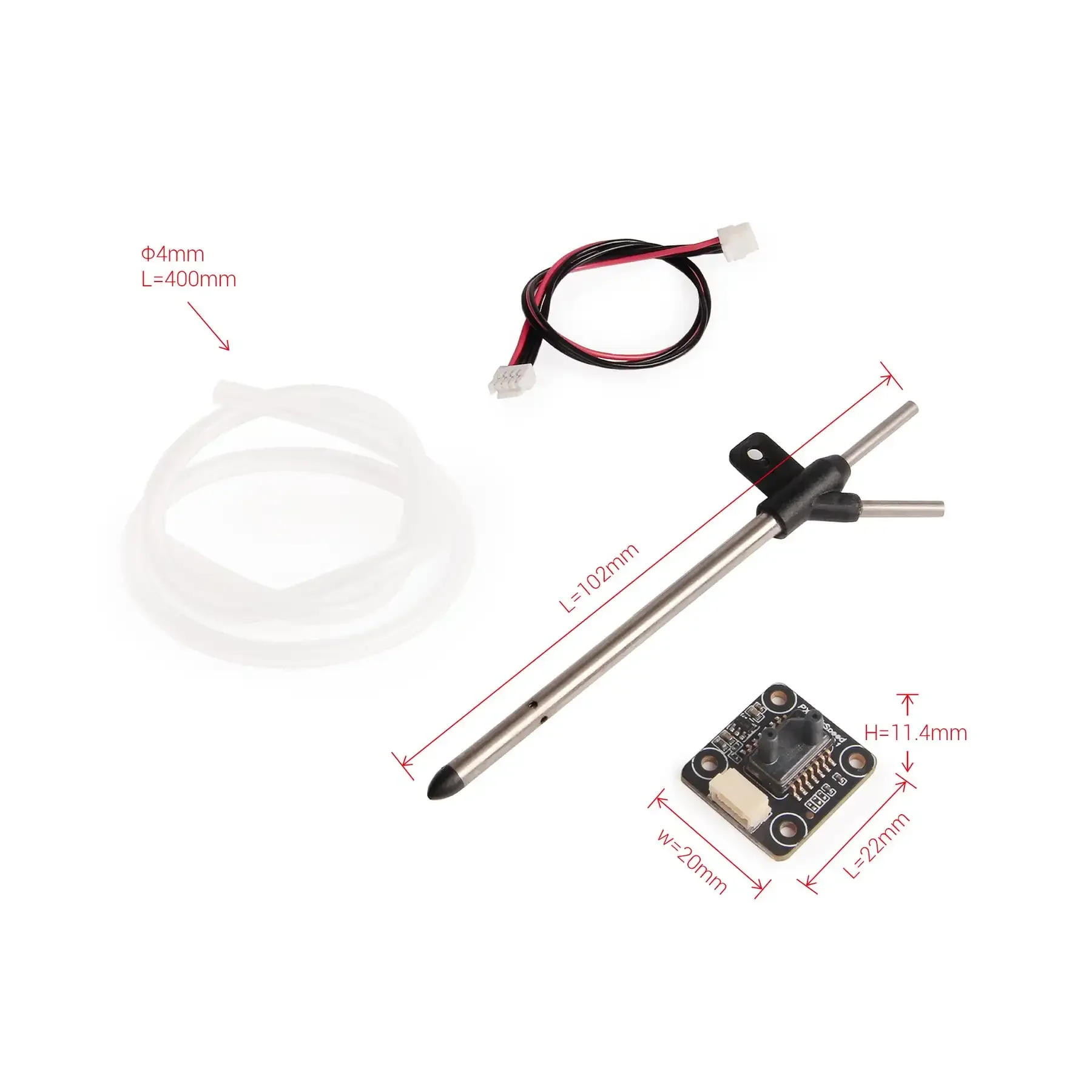 Holybro Digital Airspeed Sensor MS5525DSO for Autopilot Flight Controller PX4 images - 6