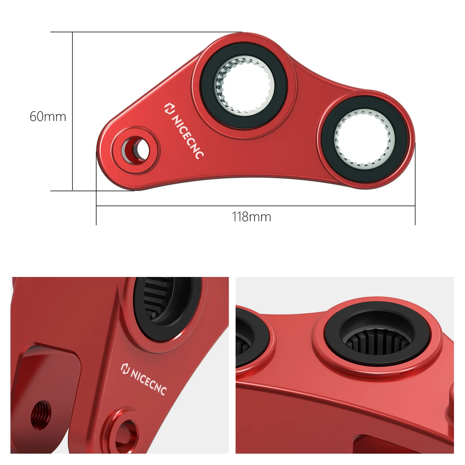 Für KTM 690 Enduro R 690 SMC SMCR 2008-2018 Motorrad Hecktieferlegungssatz 40mm/1,57'' 690 Enduro R SMC R 2008-2018 2017 2016 – Detail 15