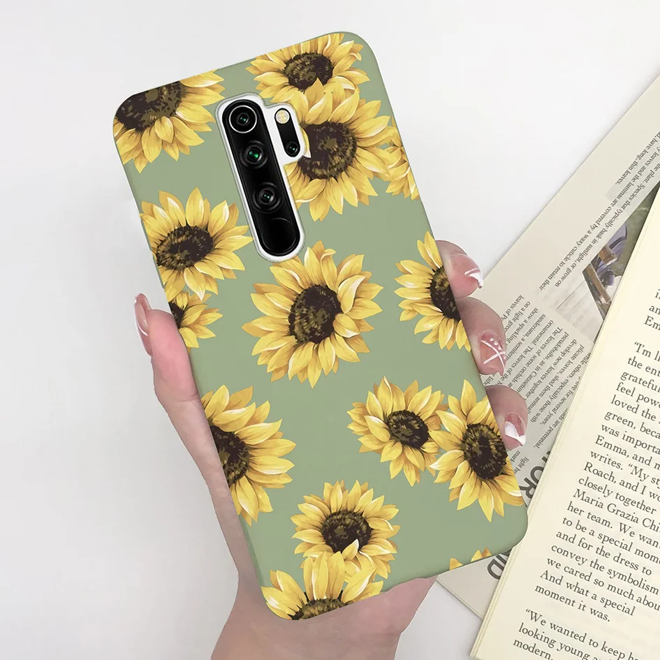 Sunflower Butterfly TPU Cover - Cute Girl Design for Smartphone Protection