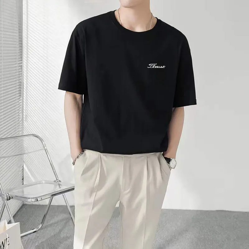 남자 골프의류 2024 Summer New Famous Brand Men's Golf Tennis Clothing Men's Golf New Round Neck Short Sleeve Men's Golf Tennis T-shirt