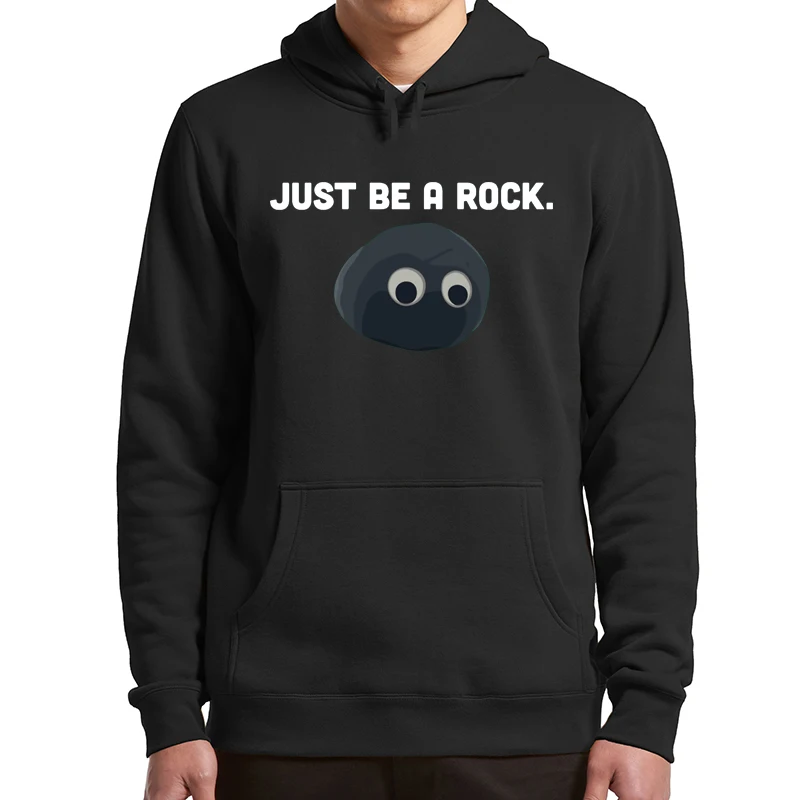 

Толстовка с надписью «Just Be A Rock», зима 2022