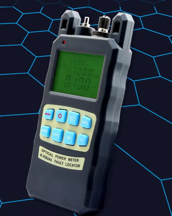 Optical power meter source all-in-one machine light decay test pen pigtail jumper fault detection pen 1mw