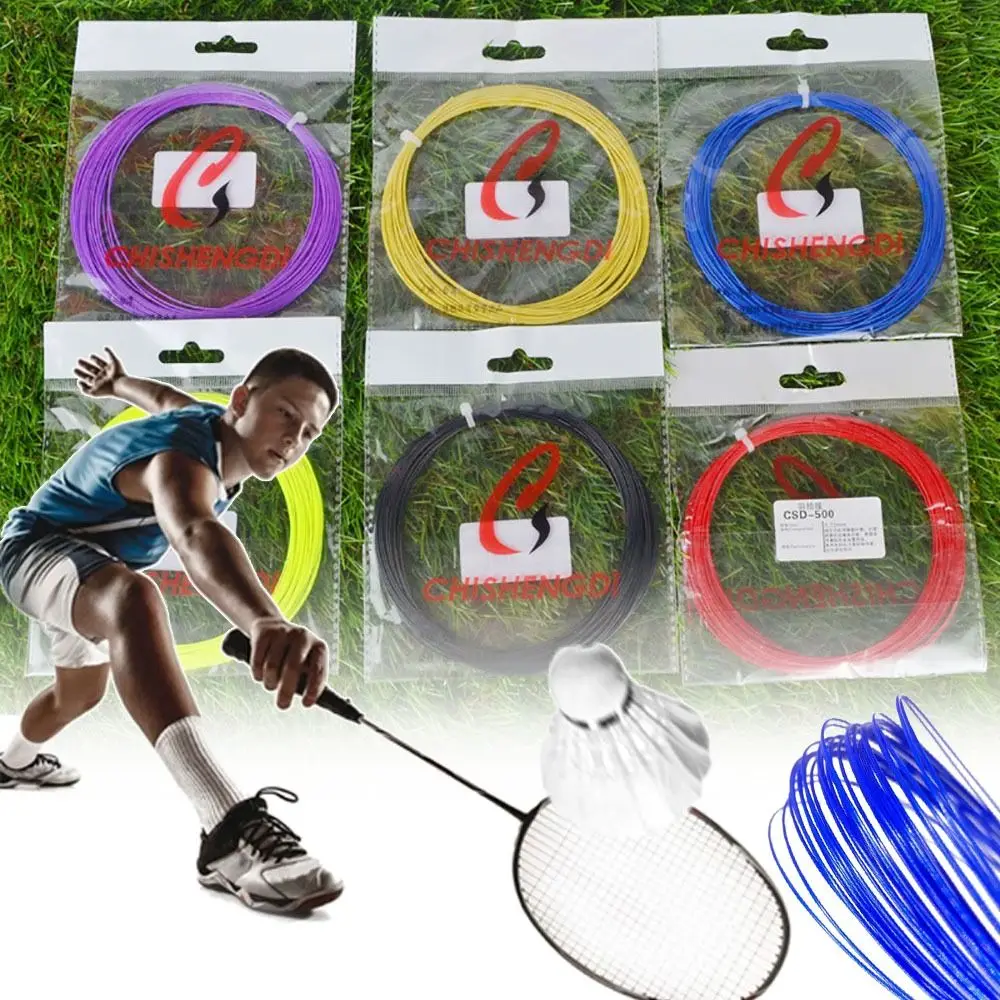 

Nylon Badminton String Tool Length 10M Multicolor Badminton Racquet Wire High Quality Training Badminton Racket Stringing