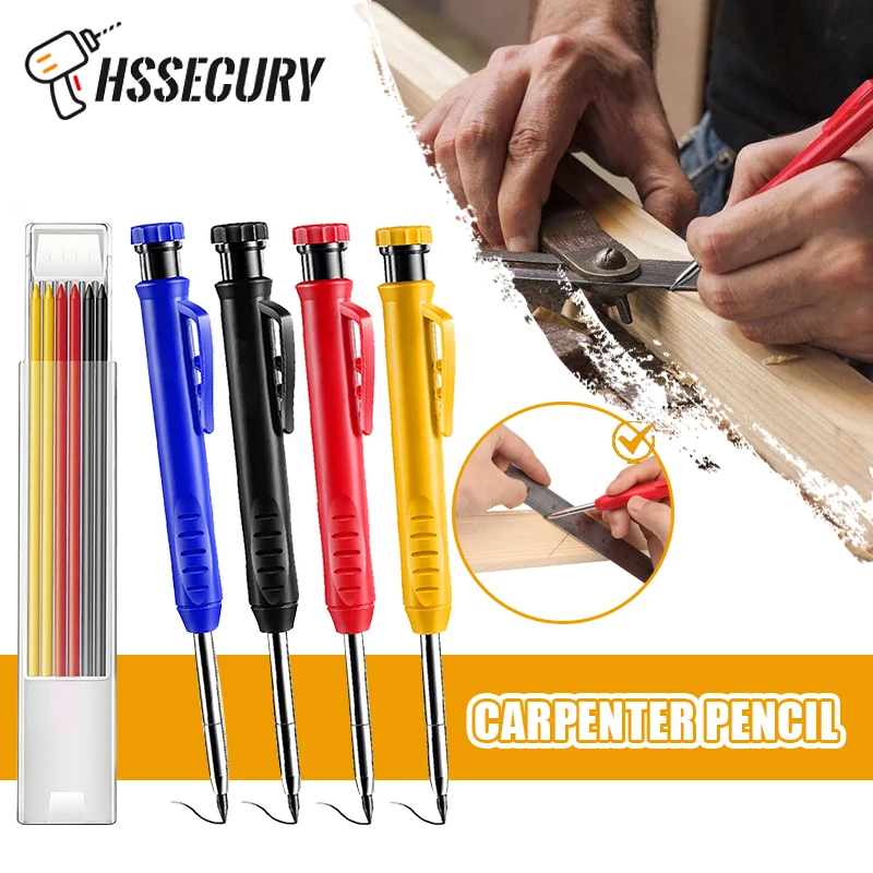 Mechanical Woodworking Pencil Set Carpentry Marking Construction