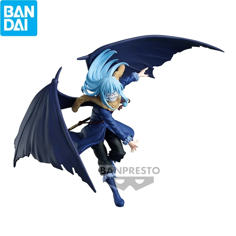 

Оригинальная фигурка BANDAI Banpresto в тот раз, когда я получил реконцентрированную форму, аниме фигурка слайма Rimuru Tempest, 12 см, игрушка, бесплатная доставка