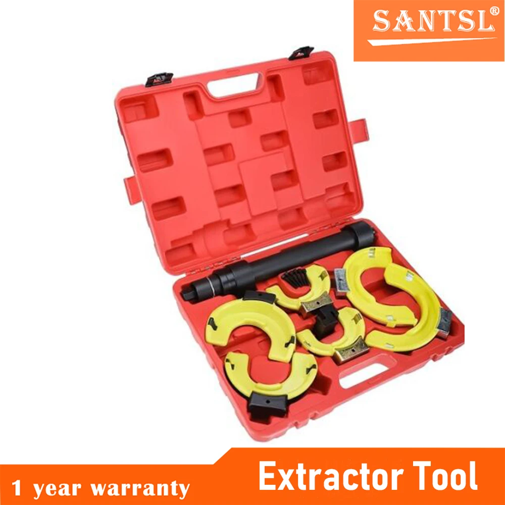 

Universal Shock Absorber Spring Compressor Kit Interchangable Fork Strut Coil Spring Compressor Auto Extractor Tool