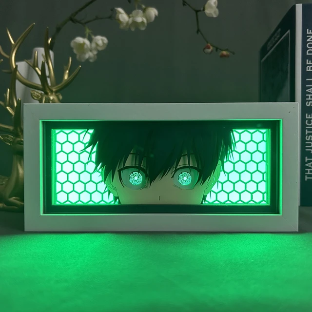 Yoichi Isagi Blue Lock Lightbox for Room Decoration Manga Paper Cut Table  Desk Lamp Anime Light Box Blue Lock Dropshipping - AliExpress