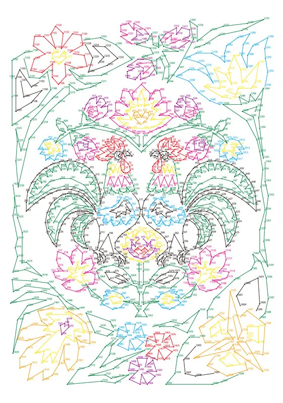 Ultimate Dot to Dot: Extreme Puzzle Challenges to Complete and Colour Book Memory Attention Potential development Coloring Book