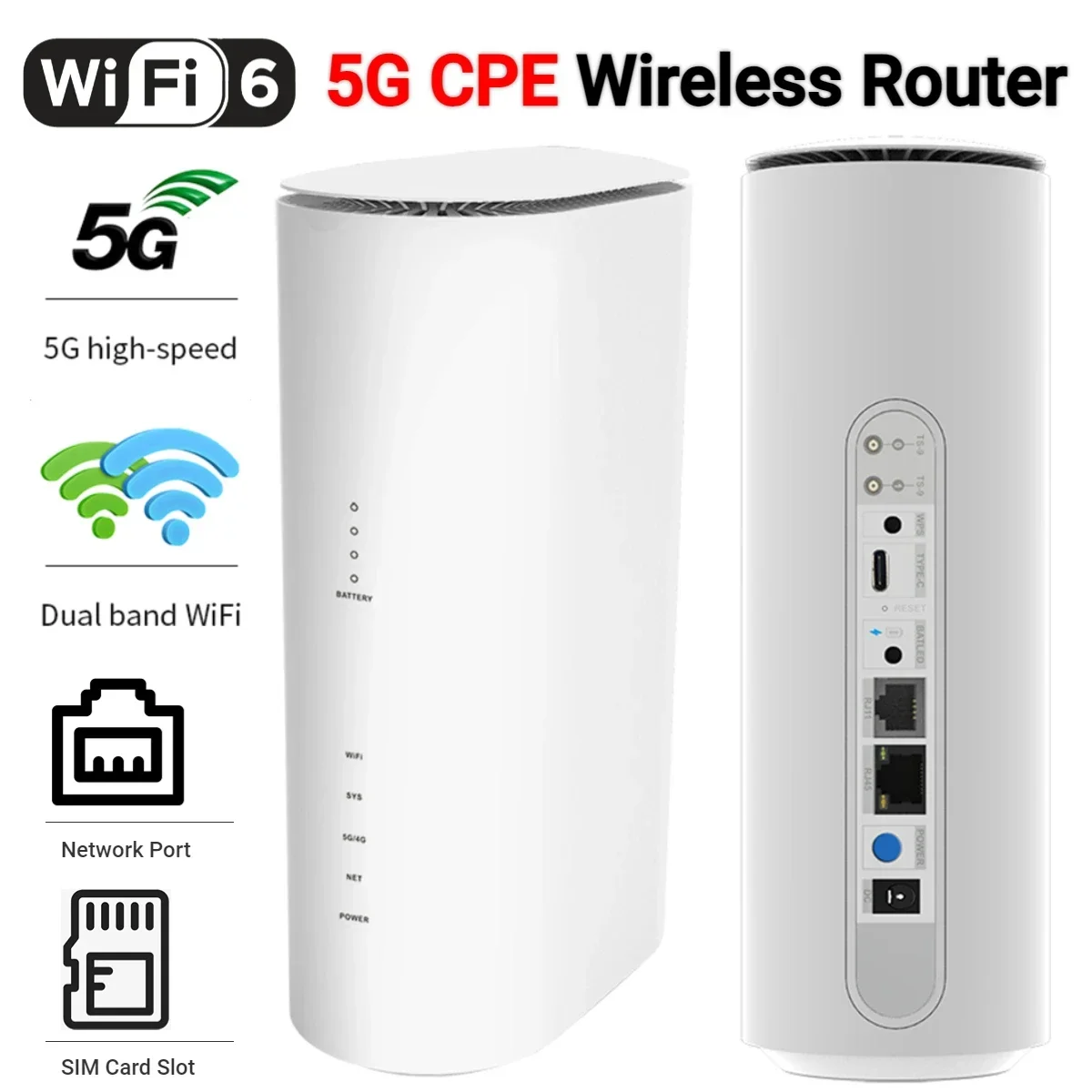 WLAN-Router-mit-SIM-Kartens-teck-platz-CPE-Modem-Router-Mehrere ...
