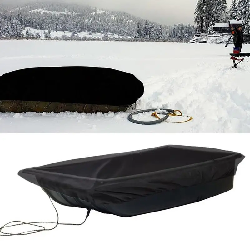 Ice Fishing Shelter Sled Cover Travel Cover Sled Heavy Duty Storage Organizer Protective Sleeve Oxford Cloth covers