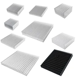 Extruded Aluminum Heatsink Heat sink Radiator for Electronic LED Chip Power Amplifier Cooler Cooling Heat Dissipation