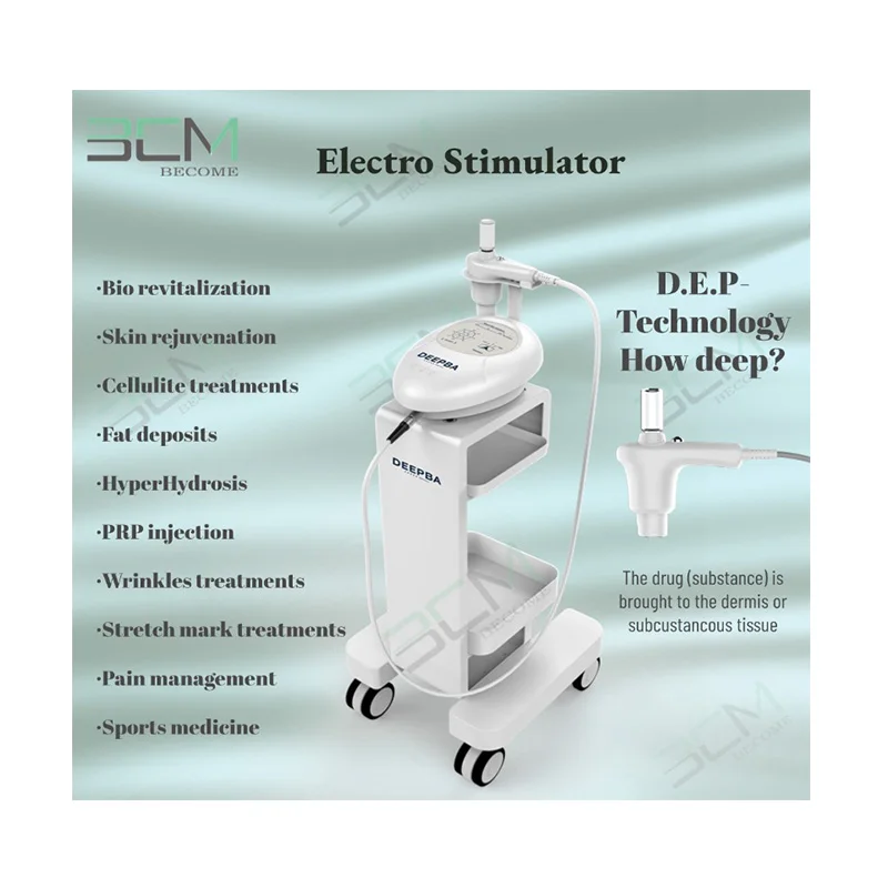Popular Ems Sculpting Machine Non-invasive Non-needle Superconducting Water Lighting Machine Face Massager for Beauty Salon