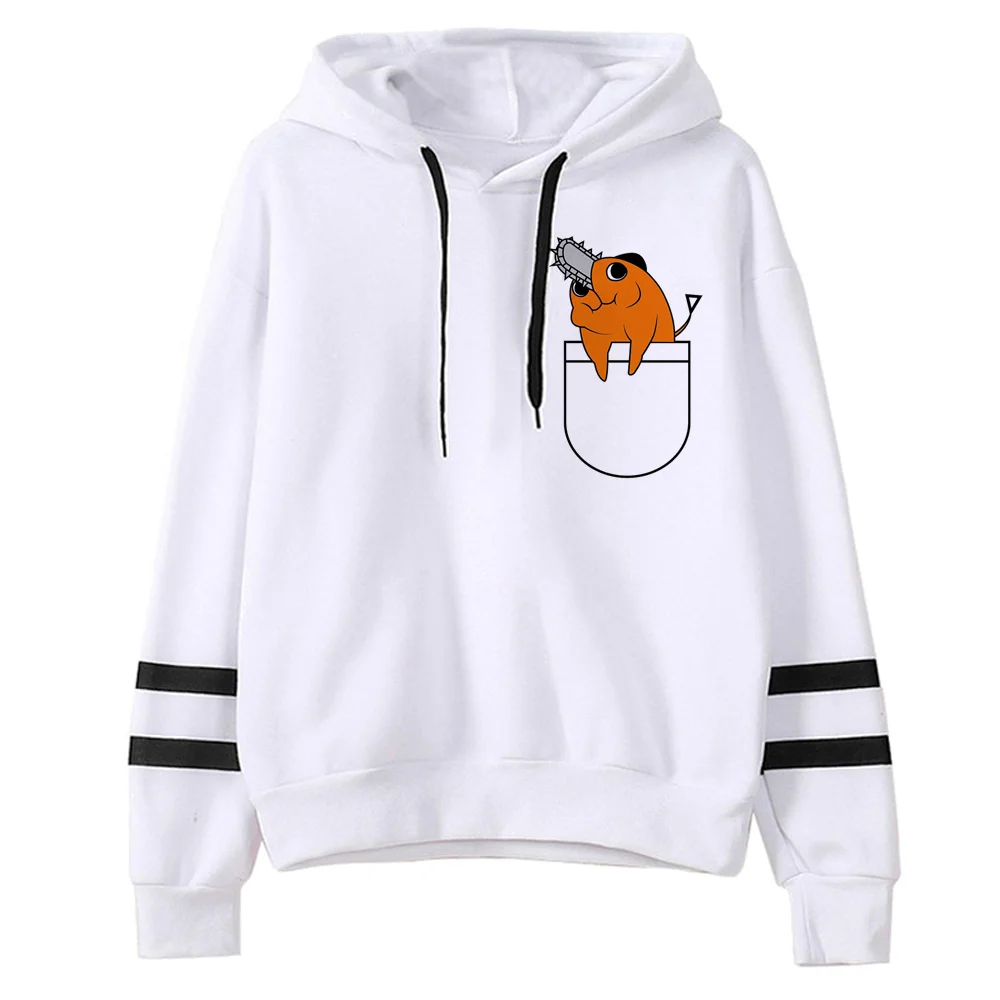 

Pochita hoodies women aesthetic vintage long sleeve top pulls women aesthetic Pullover