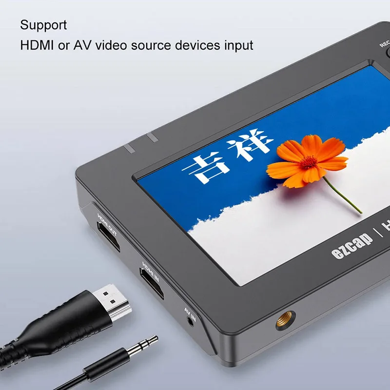 277 1080p HDMI CVBS AV Video Capture Card Game Recorder Schedule Recording To SD