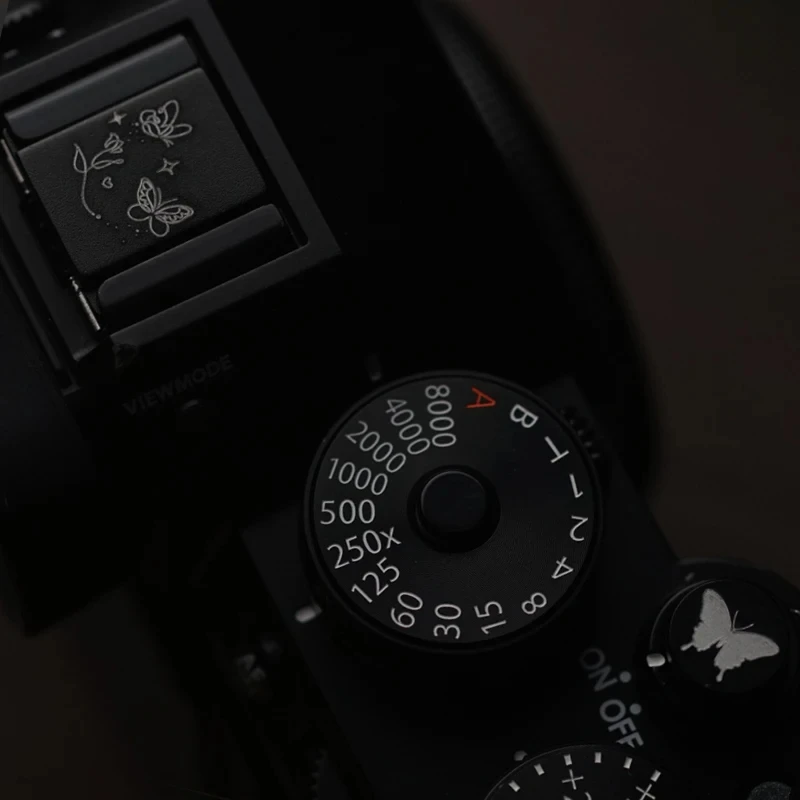 금속 핫슈 커버 셔터 버튼 세트 후지필름 X100V X100VI XT50 XT30II XT3 XT2용 방진 방지 스크래치 방지 부품 ?