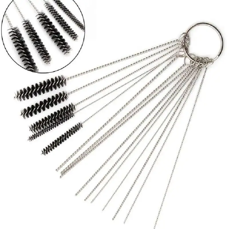 Carburetor Cleaner Carbon Dirt Jet Remove Cleaning Needles Brushes for Automobile Motorcycle ATV Welder Carb Chainsaw